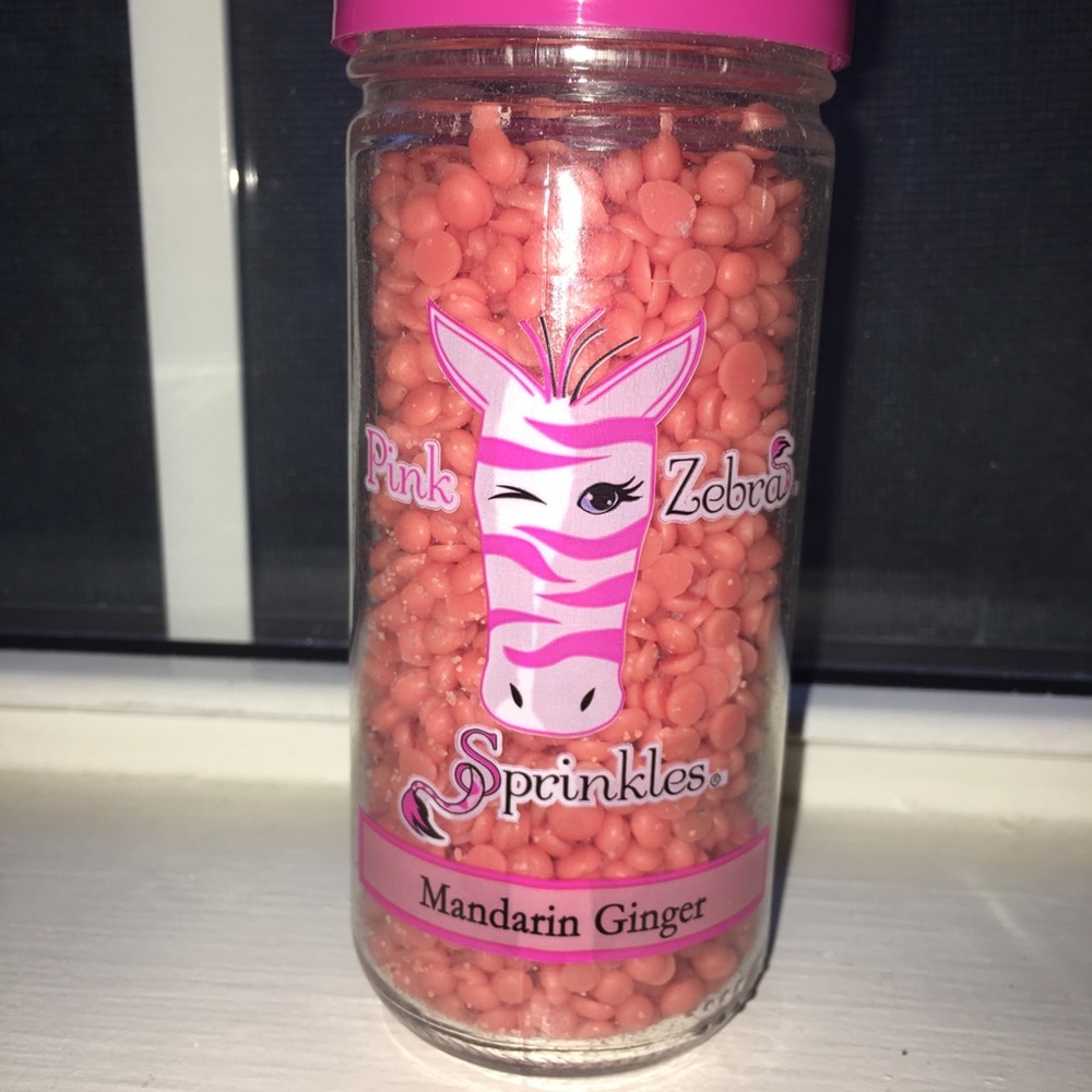 Mandarin Ginger Pink Zebra Sprinkles